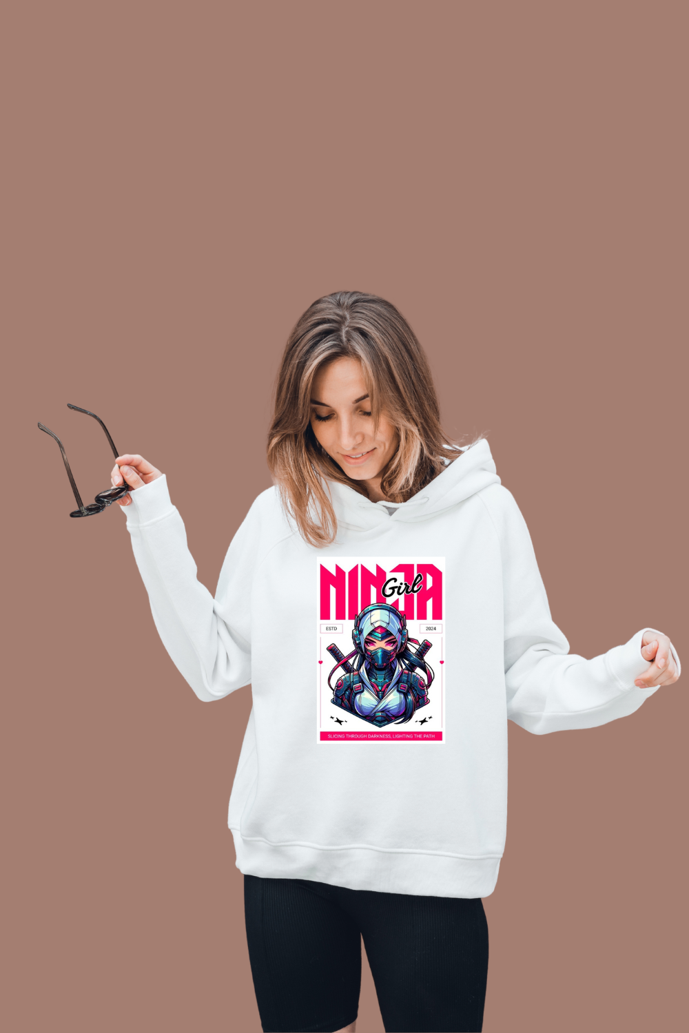 Ninja Girl Anime Unisex Hoodie