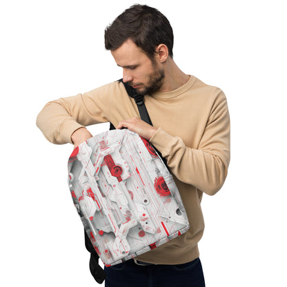 Intricate Circuit Design Backpack