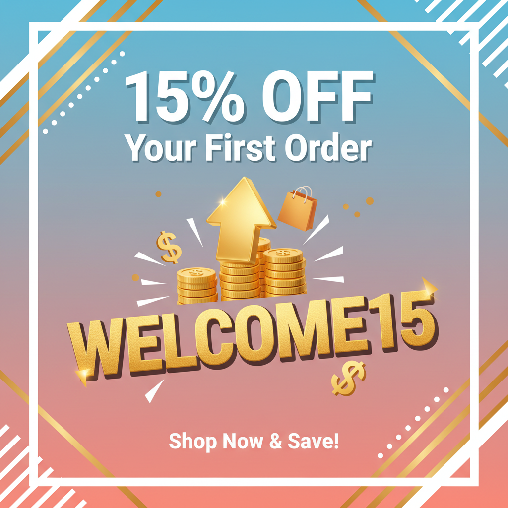 WELCOME15 Discount Promotion