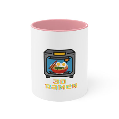 3D Printed Ramen Noodles Accent Mug