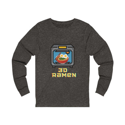 3D Printed Ramen Noodles Unisex Jersey Long Sleeve Tee