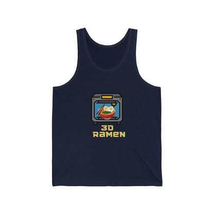 3D Printed Ramen Noodles Unisex Jersey Tank Top