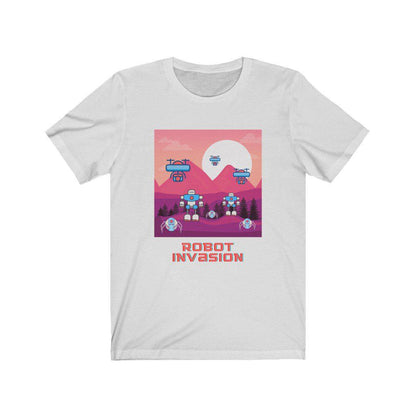 Robot Invasion Unisex Jersey Short Sleeve T-Shirt
