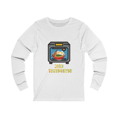 3D Printed Ramen Noodles Unisex Jersey Long Sleeve Tee
