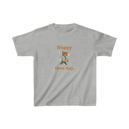 Happy First Day Kids Heavy Cotton™ Tee