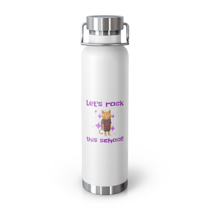 Let's Rock this School Kids 22oz Vacuum Insulated Bottle