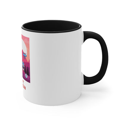 Robot Invasion Accent Mug