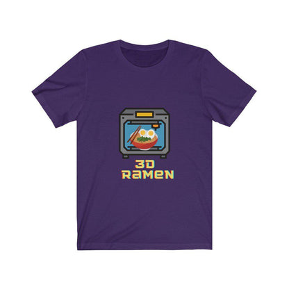 3D Printed Ramen Noodles Unisex Jersey Short Sleeve T-Shirt