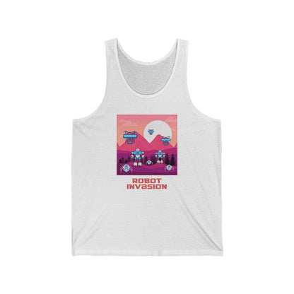 Robot Invasion Unisex Jersey Tank Top