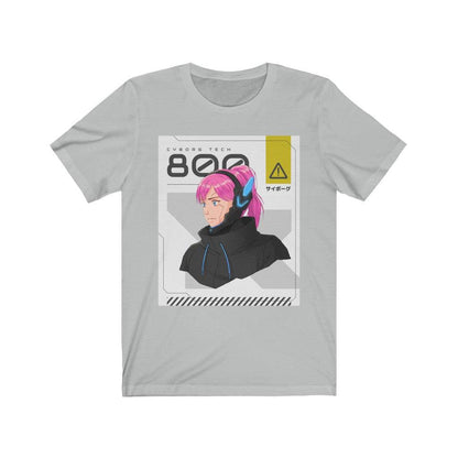 Cyborg Tech Anime Unisex Jersey Short Sleeve Tee