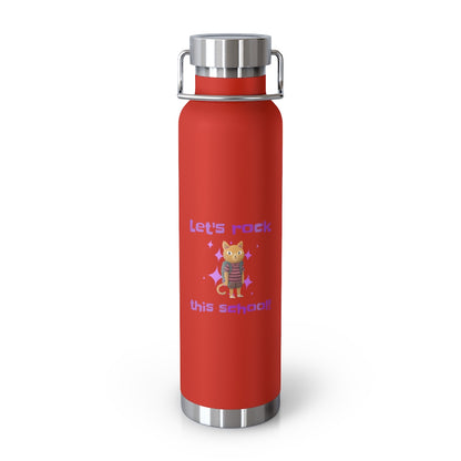 Let's Rock this School Kids 22oz Vacuum Insulated Bottle