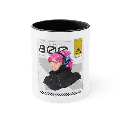 Cyborg Tech Accent Mug