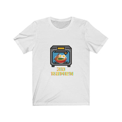 3D Printed Ramen Noodles Unisex Jersey Short Sleeve T-Shirt