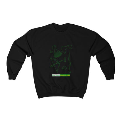 Born to Game Forced to Work Unisex Heavy Blend™ Crewneck Sweatshirt