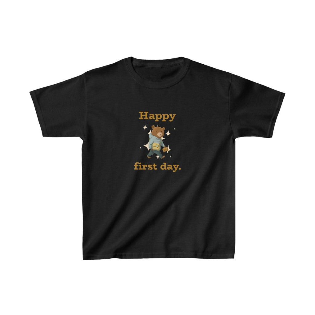 Happy First Day Kids Heavy Cotton™ Tee