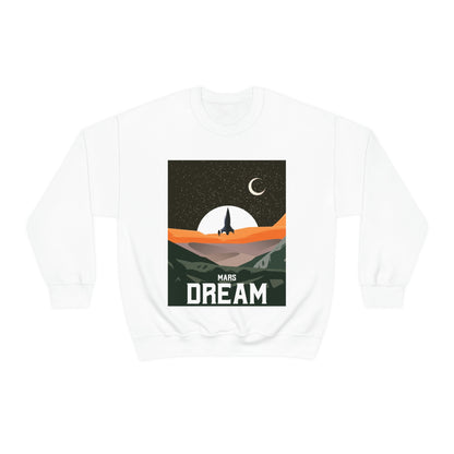 Space Mars Dream Unisex Heavy Blend™ Crewneck Sweatshirt