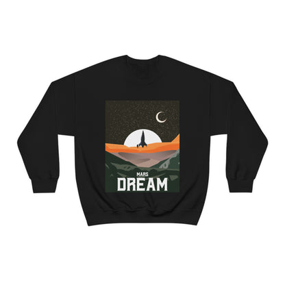 Space Mars Dream Unisex Heavy Blend™ Crewneck Sweatshirt