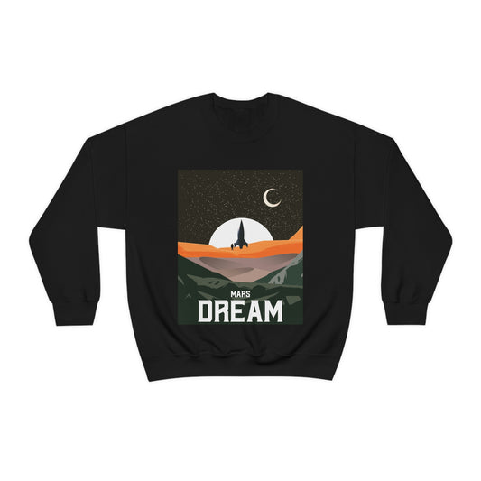 Space Mars Dream Unisex Heavy Blend™ Crewneck Sweatshirt