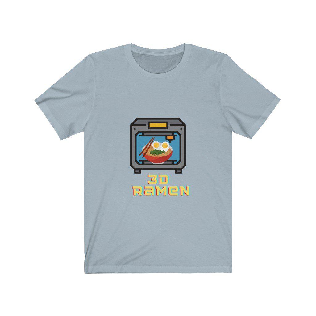 3D Printed Ramen Noodles Unisex Jersey Short Sleeve T-Shirt