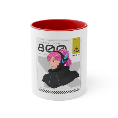 Cyborg Tech Accent Mug