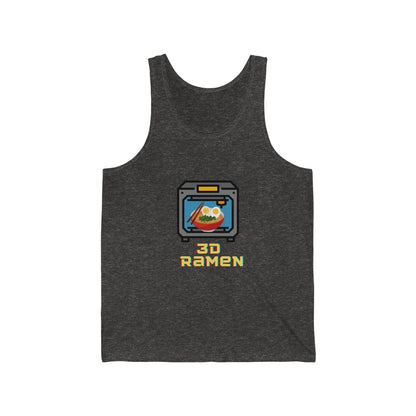 3D Printed Ramen Noodles Unisex Jersey Tank Top