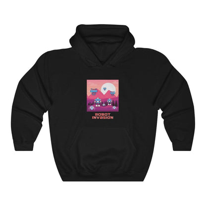 Robot Invasion Unisex Heavy Blend™ Hooded Sweatshirt