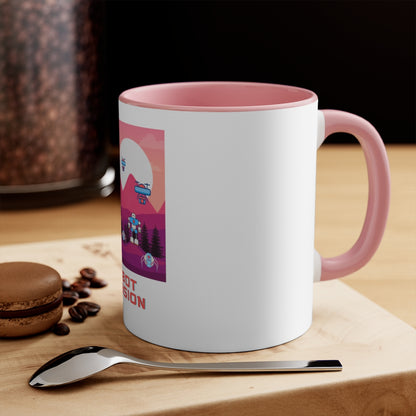 Robot Invasion Accent Mug