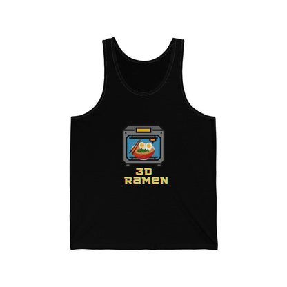 3D Printed Ramen Noodles Unisex Jersey Tank Top