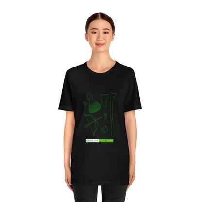 Born to Game Forced to Work Unisex Jersey Short Sleeve T-Shirt