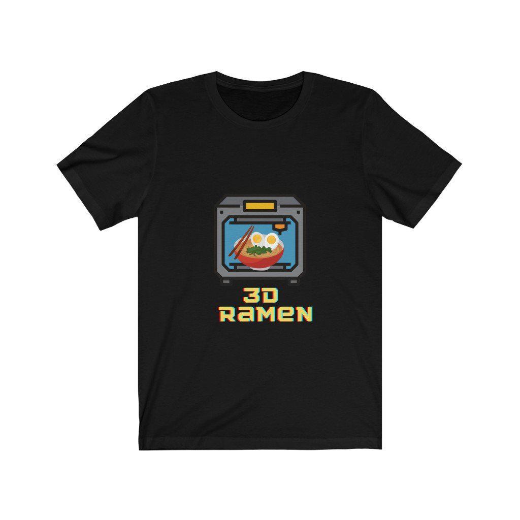 3D Printed Ramen Noodles Unisex Jersey Short Sleeve T-Shirt
