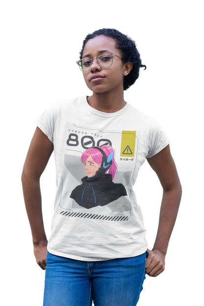 Cyborg Tech Anime Unisex Jersey Short Sleeve Tee