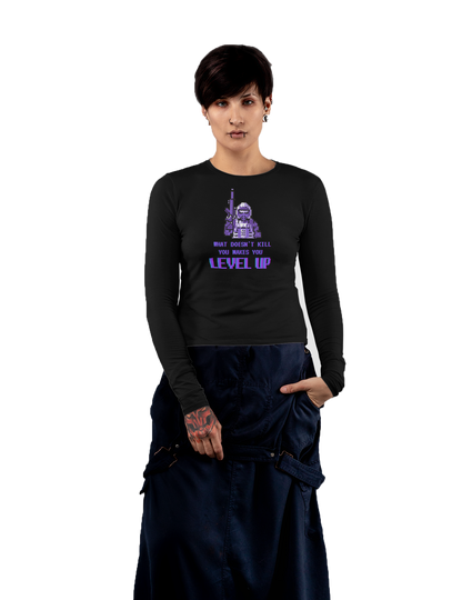 Level Up Gaming Unisex Jersey Long Sleeve Tee