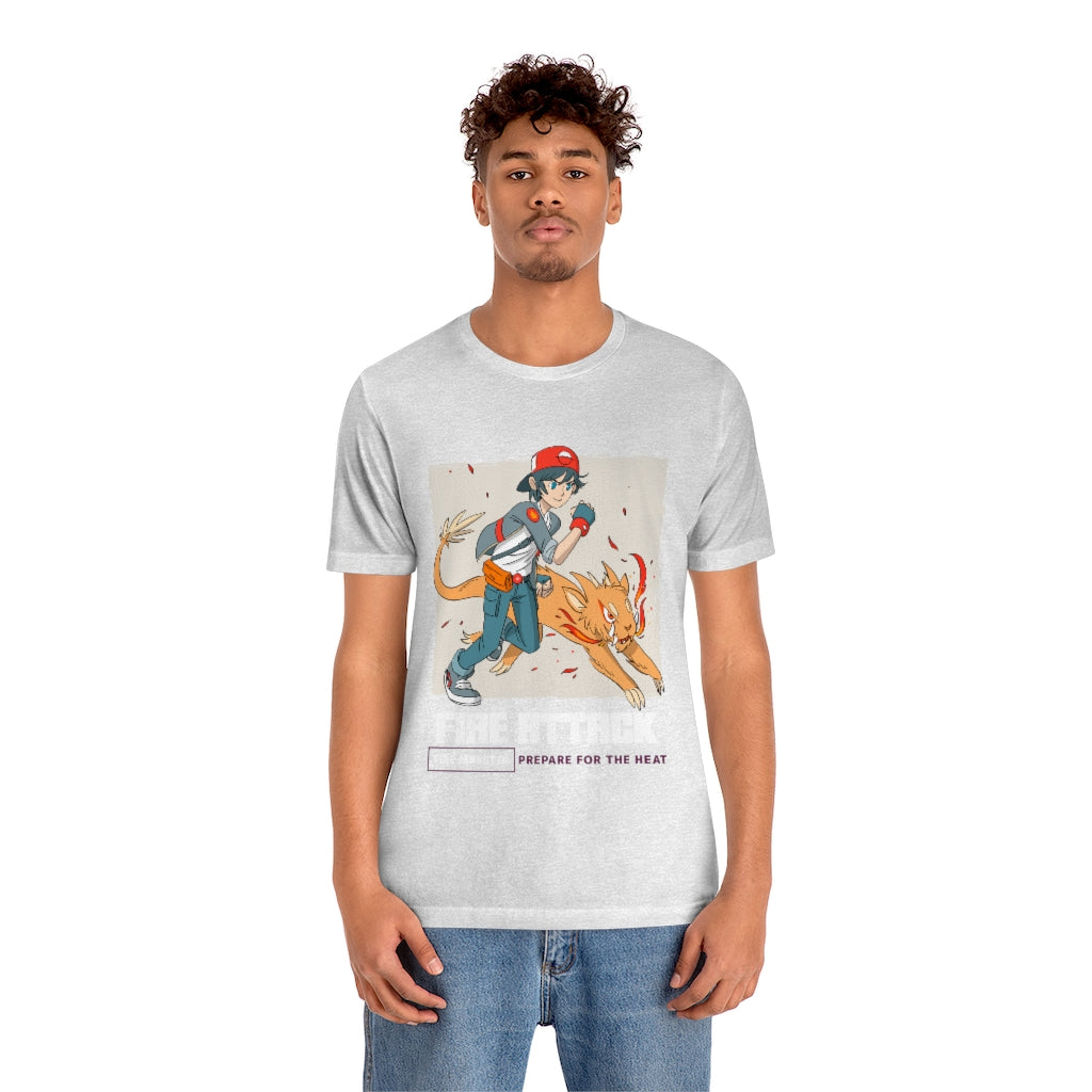 Fire Attack Anime T-Shirt