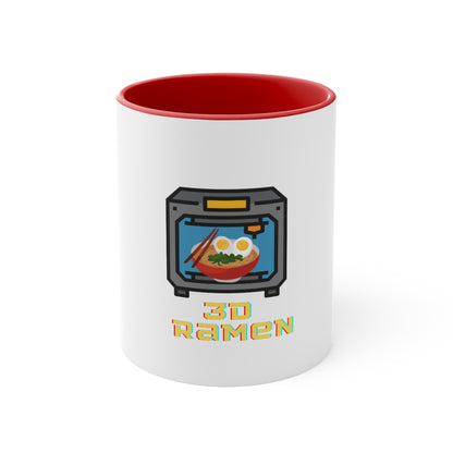 3D Printed Ramen Noodles Accent Mug