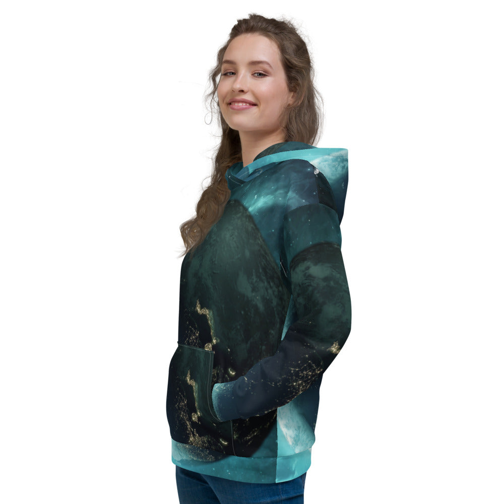 Unknown Planet All Over Print Unisex Hoodie
