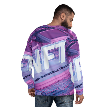 NFT All Over Print Unisex Sweatshirt