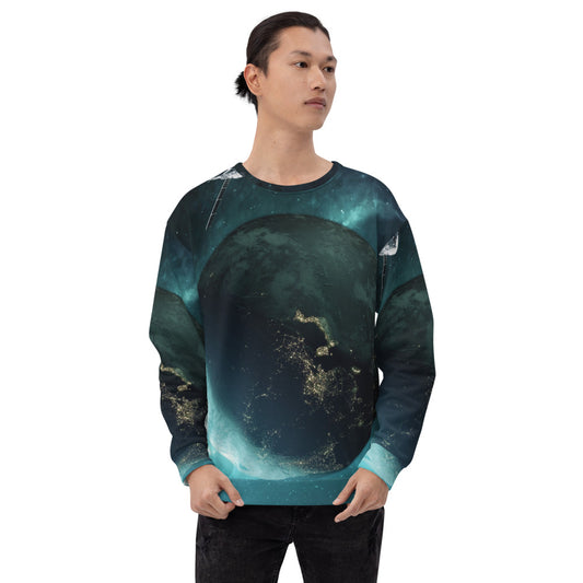 Unknown Planet All Over Print Unisex Sweatshirt