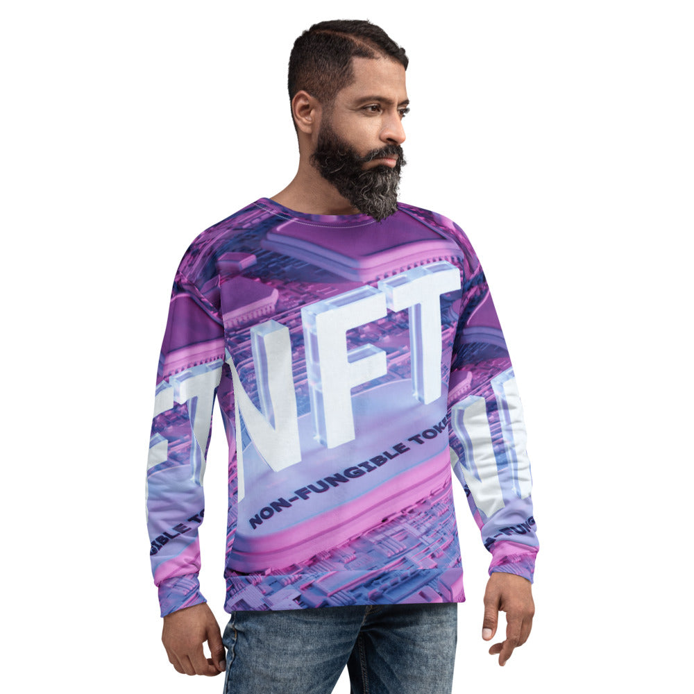 NFT All Over Print Unisex Sweatshirt