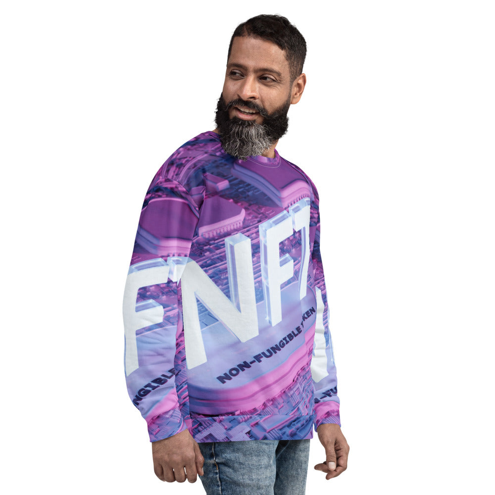NFT All Over Print Unisex Sweatshirt