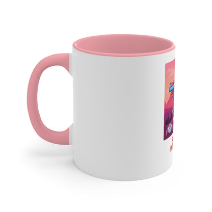 Robot Invasion Accent Mug