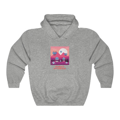 Robot Invasion Unisex Heavy Blend™ Hooded Sweatshirt