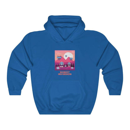 Robot Invasion Unisex Heavy Blend™ Hooded Sweatshirt