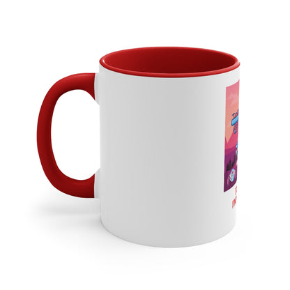 Robot Invasion Accent Mug