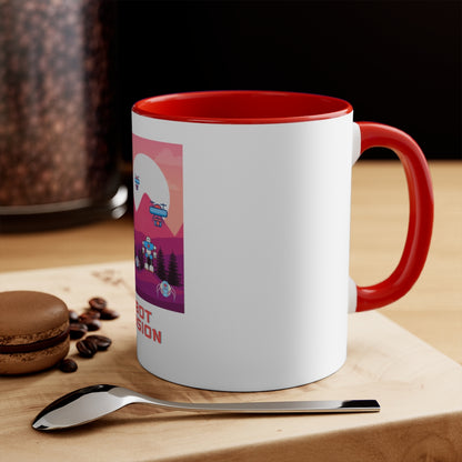 Robot Invasion Accent Mug