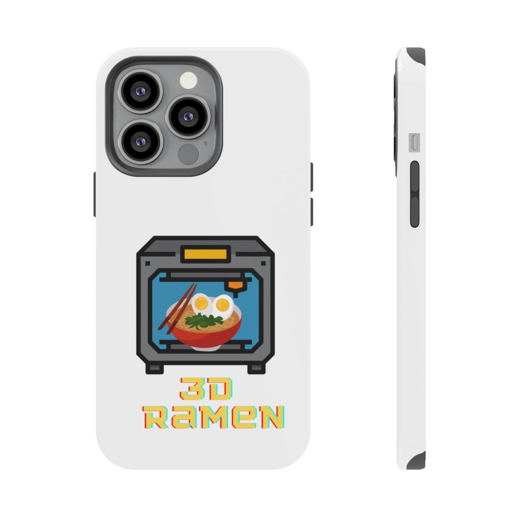 3D Printed Ramen Noodles Impact-Resistant Phone Cases